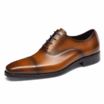 Oxford Brawn Leather Shoe - Image 2