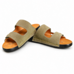Two Strap Suede Slipper - Image 2