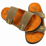 Two Strap Suede Slipper