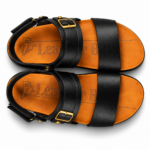 Back Strap Leather Sandal - Image 3